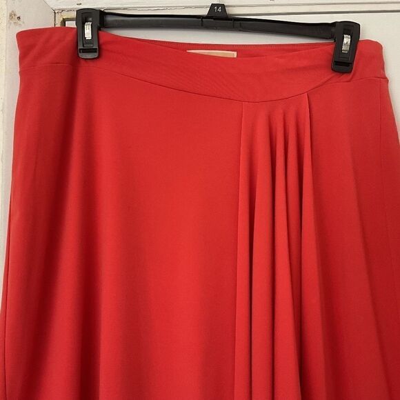 Michael KORS ASYMMETRICAL ORANGE  WOMAN SKIRT SIZE US XL​​ - Picture 3 of 14